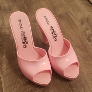 Melissa + Jeremy Scott Inflatable Mule Candy Pink